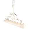 Clayre & Eef 6LMC0108 Lampe de table Vintage Crème 50x20x56 cm E27 max 60W