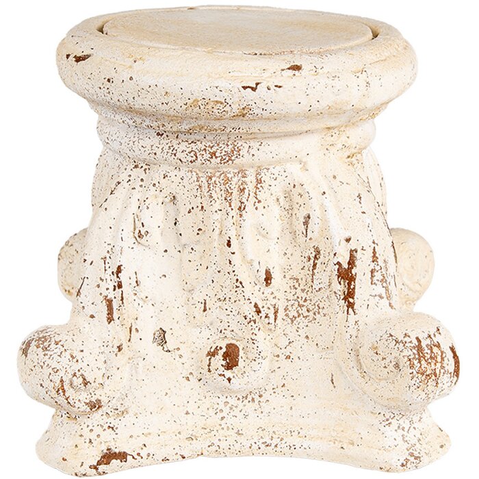 Clayre & Eef 6MG0059 Socle Crème antique 22x22x21 cm