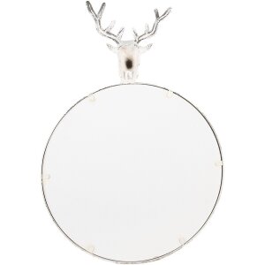 Clayre & Eef 52S320 Miroir tête de cerf rond...