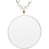 Clayre & Eef 52S320 Miroir tête de cerf rond 48x10x67 cm