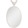 Clayre & Eef 52S321 Miroir ovale tête de cerf 50x10x89 cm