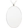 Clayre & Eef 52S321 Miroir ovale tête de cerf 50x10x89 cm