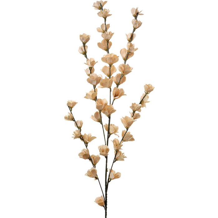 Clayre & Eef 5PL0115W Branche décorative avec fleurs Beige 102 cm