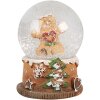 Clayre & Eef 65765 Boule à neige Bonhomme de pain dépice Ø 5x6 cm