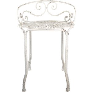 Clayre & Eef 6Y5666 Tabouret Tabouret en fer blanc...