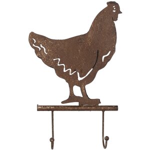 Clayre & Eef 6Y5667 Portemanteau mural poule style...