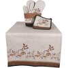 Clayre & Eef LFJ44 Gant de four Beige Marron 18x30 cm