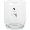 Clayre & Eef BHSGL0004 Verre à boire Transparent Ø 8x9 cm 300 ml Romantique