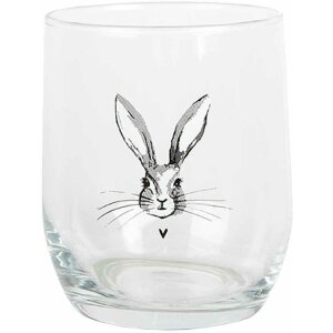 Clayre & Eef RUBGL0001 Verre Lapin Transparent...