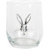 Clayre & Eef RUBGL0001 Verre Lapin Transparent Ø 8x9 cm 300 ml