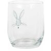 Clayre & Eef RUBGL0001 Verre Lapin Transparent Ø 8x9 cm 300 ml