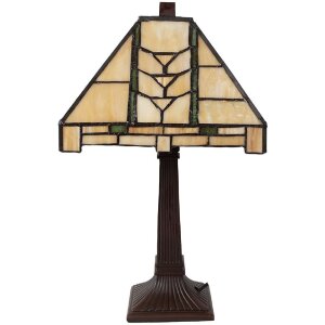 LumiLamp 5LL-5450 Lampe de table Tiffany 23x23x38 cm E14...