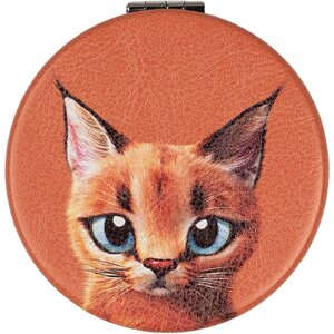 Juleeze JZSP0017 Miroir à main orange motif chat...