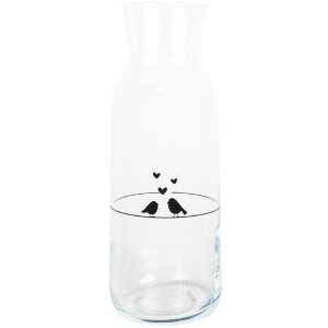 Clayre & Eef Carafe LBSGL0013 Verre 1000 ml Motif...