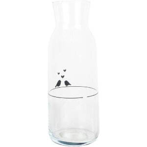 Clayre & Eef Carafe LBSGL0013 Verre 1000 ml Motif...