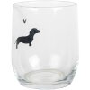 Clayre & Eef PWSGL0004 Verre à boire Transparent Ø 8x9 cm 300 ml Style campagne