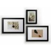 Deknudt S66KF2 Set 3 cadres photo en bois noir mat Design moderne