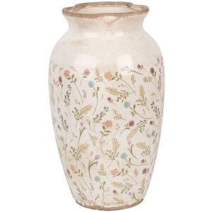 Clayre & Eef 6CE1941L Vase Beige Rose Ø 21x37...