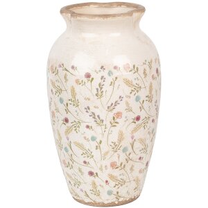 Clayre & Eef 6CE1941L Vase Beige Rose Ø 21x37...