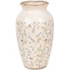 Clayre & Eef 6CE1941L Vase Beige Rose Ø 21x37 cm Céramique style rustique