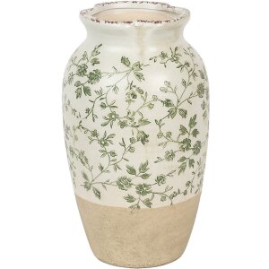 Clayre & Eef 6CE1943S Vase Vert Beige...