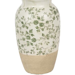 Clayre & Eef 6CE1943S Vase Vert Beige...