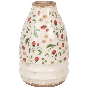 Clayre & Eef 6CE1946M Vase Beige Rouge...