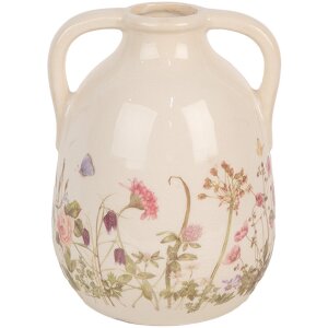 Clayre & Eef 6CE1947M Vase en céramique Beige...