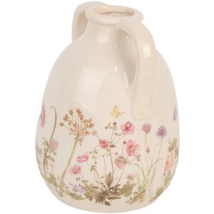 Clayre & Eef 6CE1947M Vase en céramique Beige...