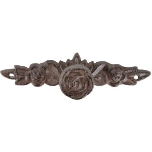 Clayre & Eef 6Y5646 Bouton de porte Marron 4x4x14 cm Fer