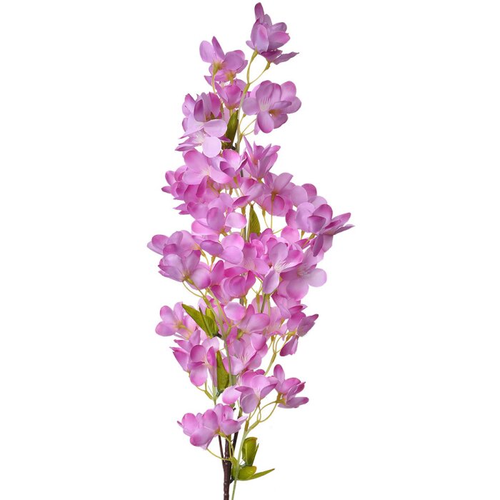 Clayre & Eef 5PL0117F Décoration Branche avec fleurs Violet 15x8x100 cm