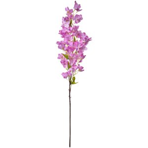 Clayre & Eef 5PL0117F Décoration Branche avec fleurs Violet 15x8x100 cm