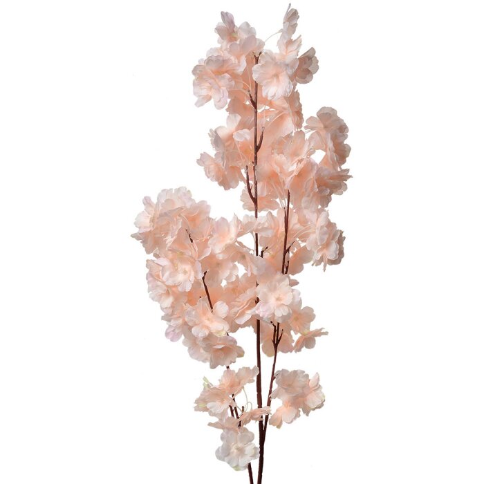 Clayre & Eef 5PL0118O Branche décorative avec fleurs orange 24x8x100 cm