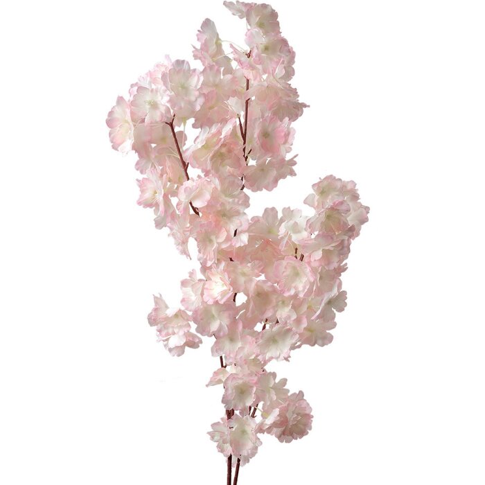 Clayre & Eef 5PL0118P Décoration Branche avec fleurs roses 24x8x100 cm