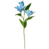 Clayre & Eef 5PL0119BL Branche décorative avec fleurs bleu vert 17x12x71 cm