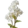 Clayre & Eef 5PL0125W Décoration Branche avec fleurs Blanc 17x9x72 cm