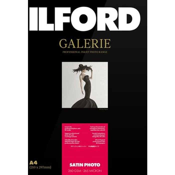 Ilford Galerie Satin Photo Papier 260g A4 25 feuilles