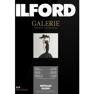 Ilford Galerie Metallic Gloss 260g A3 25 feuilles papier...