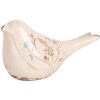 Clayre & Eef 6CE1952M Décoration Oiseau Beige Rose 22x9x12 cm