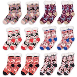 Juleeze JZSKSET0003 Set de chaussettes 12 paires One Size...