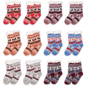 Juleeze JZSKSET0004 Jeu de chaussettes 12 paires One Size...