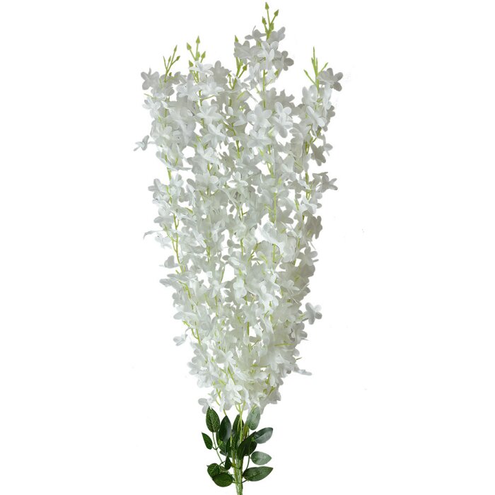 Clayre & Eef 6PL0319BE Décoration Branche avec fleurs Blanc 6x6x80 cm