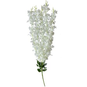 Clayre & Eef 6PL0319BE Décoration Branche avec fleurs Blanc 6x6x80 cm