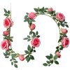 Clayre & Eef 6PL0320P Guirlande de fleurs artificielles Rose 10x10x150 cm