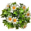 Clayre & Eef 6PL0324XS Boule décorative Fleur de marguerite artificielle Ø 12 cm