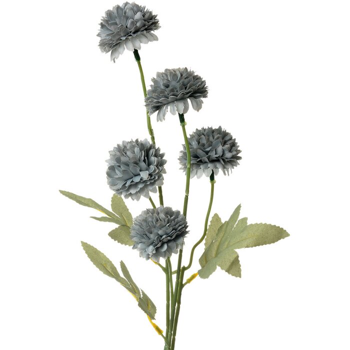 Clayre & Eef 6PL0331BL Branche décorative avec fleurs bleu 5x5x50 cm