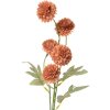 Clayre & Eef 6PL0331O Branche décorative avec fleurs orange vert 5x5x50 cm