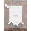 Clayre & Eef 2F1224 Cadre photo Marron Blanc 16x3x21 cm 10x15 cm