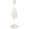 Clayre & Eef 6LMP796 Pied de lampe en bois blanc 17x13x44 cm E27 max 60W