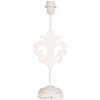 Clayre & Eef 6LMP796 Pied de lampe en bois blanc 17x13x44 cm E27 max 60W